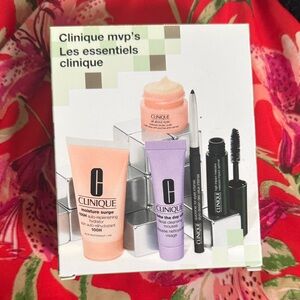 Clinique skincare and makeup set — Peach & Lavender
